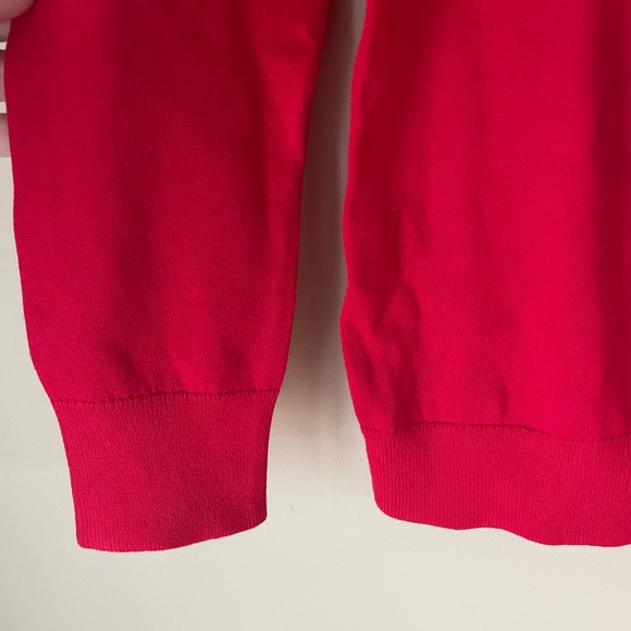 Land’s End Ladies Christmas Dog Wreath Sweater Size Medium - Picture 4 of 7